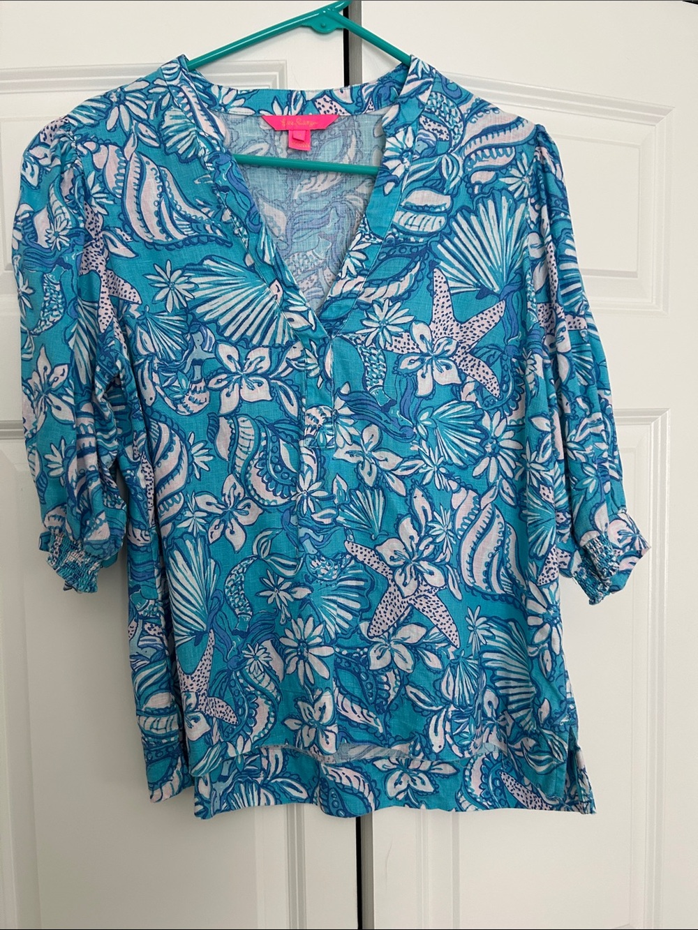 Lilly Pulitzer Mialeigh linen Top